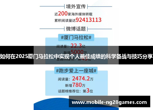 如何在2025厦门马拉松中实现个人最佳成绩的科学备战与技巧分享 如何在2025厦门马拉松中实现个人最佳成绩的科学备战与技巧分享